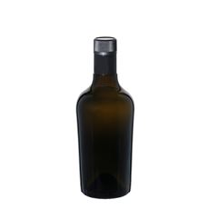 500ml botella verde antigua vinagre-aceite "Oleum" DOP