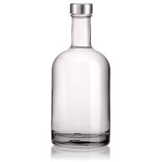 500ml botella de vidrio transparente 'First Class' con cierre GPI