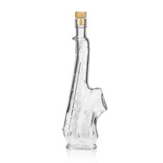 500ml botella de vidrio transparente "Saxófono"