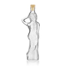 500ml botella de vidrio transparente "Sirena"