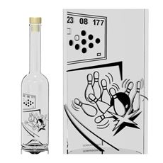 Flaskor med tryck för hobby och sport från Glasoflaskor.se 