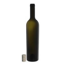 verde esmerilado Botellas vacías de copa de vino 750 ml juego de 12 
