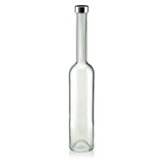 500ml botella de vidrio transparente "Platina" GPI