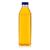 1000ml Botella PET con gollete ancho "Milk and Juice Carree" azul