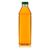1000ml Botella PET con gollete ancho "Milk and Juice Carree" verde