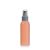 100ml bottiglia HDPE "Tuffy" natura/argento con erogatore spray