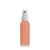 100ml bottiglia HDPE "Tuffy" natura/bianco con erogatore spray