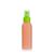 100ml bottiglia HDPE "Tuffy" natura/verde con erogatore spray