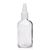 100ml clear medicine bottle with white applicator