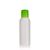 100ml HDPE-Flasche "Tuffy" natur/grün mit Spritzeinsatz