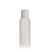 100ml HDPE-Flasche "Tuffy" natur/weiß mit Spritzeinsatz