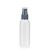 100ml bottiglia HDPE "Tuffy" con erogatore spray colore argento