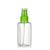 100ml bottiglia PET "Carlo" verde con erogatore spray