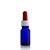 10ml blaue Medizinflasche mit Pipettenmontur