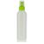 200ml HDPE-Flasche "Tuffy" natur/grün mit Sprühzerstäuber