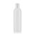 200ml HDPE-Flasche "Tuffy" natur/weiß mit Spritzeinsatz