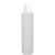 200ml bottiglia HDPE "Pipe" natura disctop bianco