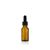20ml braune Medizinflasche mit schwarzer Pipettenmontur