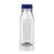 250ml PET Weithalsflasche "Milk and Juice Carree" blau