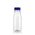 250ml Bottiglia PET a collo largo "Milk and Juice" blu