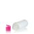 250ml bottiglia HDPE "Tuffy" natura/rosa con tappo Flip top