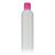 250ml bottiglia HDPE "Tuffy" natura/rosa con chiusura a spruzzo