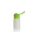 30ml HDPE-fles "Tuffy" natuur/groen met scharnier dop
