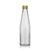 330ml botella universal de cristal transparente