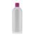 500ml HDPE-Flasche "Tuffy" pink mit Spritzeinsatz