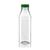 500ml PET Weithalsflasche "Milk and Juice Carree" grün