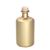 500ml gold-mattierte Apothekerflasche mit Holzgriffkorken