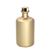 500ml gold-mattierte Apothekerflasche mit Kork glänzend-gold