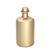 500ml gold-mattierte Apothekerflasche mit Kork mattgold