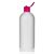 500ml HDPE-Flasche "Tuffy" pink mit Klappscharnier