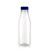 500ml PET Weithalsflasche "Milk and Juice" blau