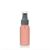 50ml bottiglia HDPE "Tuffy" natura/argento con erogatore spray