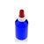 50ml botella por medicina azul con pipeta