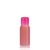 50ml bottiglia HDPE "Tuffy" natura/rosa con tappo Flip top