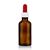 50ml braune Medizinflasche mit Pipettenmontur