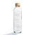700ml CARRY botella de vidrio "Water Is Life"
