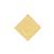 Copri tappo in stoffa a scacchi giallo 15cmx15cm con nastro in tessuto