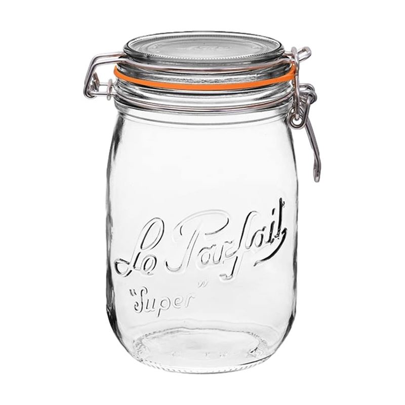 Drahtbügelglas „le parfait super bocal“ 1 L | Einmachglas, Glas | klar | Glas | Flaschenland | Drahtbügelverschluss