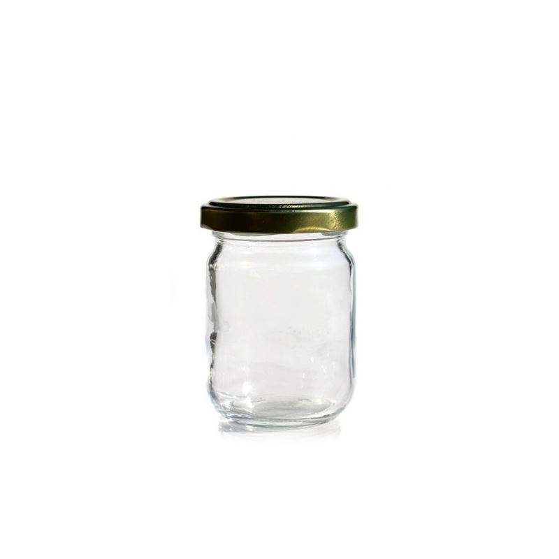 Rundglas mit twist off 53 130 ml | Einmachglas, Gewürzgläser, Glas, Marmelade, Pesto | klar | Glas | Flaschenland | Twist-Off-Verschluss |