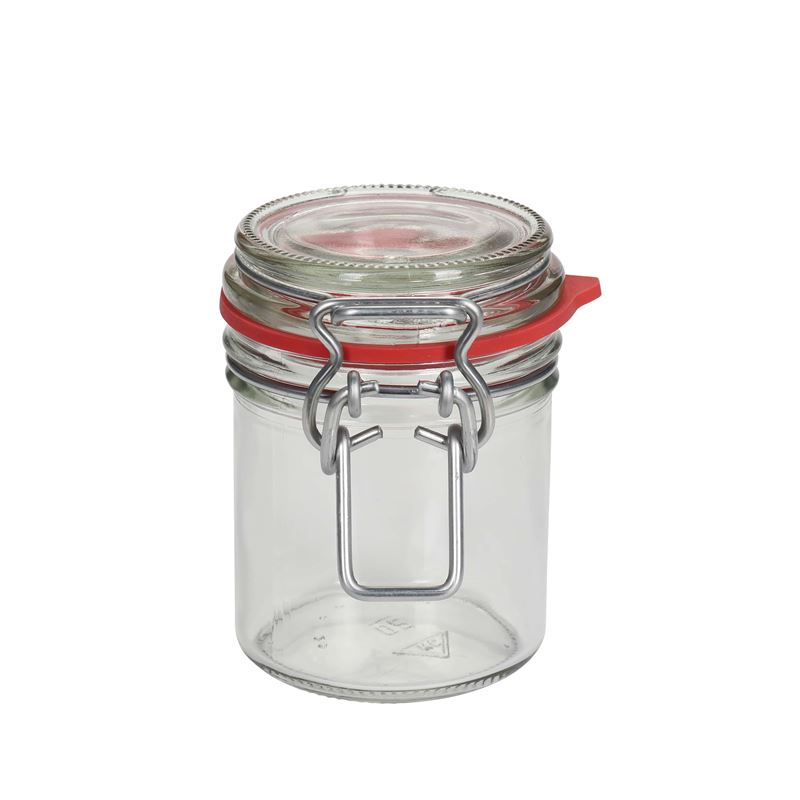 Drahtbügelglas 167 ml | Einmachglas, Glas | klar | Glas | Flaschenland | Drahtbügelverschluss | Kältebeständig, extra abgedichteter Verschluss