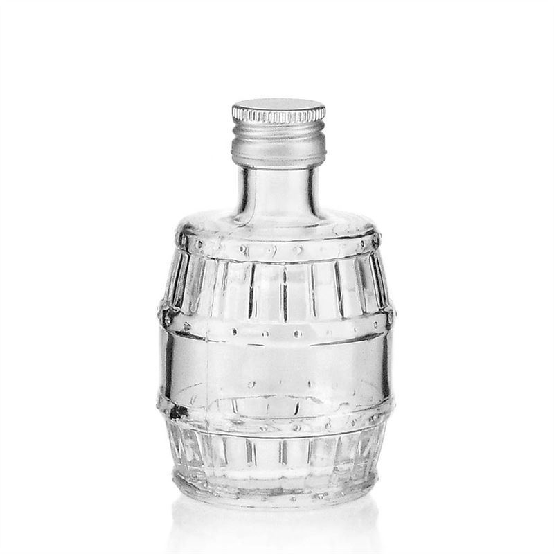 200ml Clear Glass Bottle Barrel World Of Uk