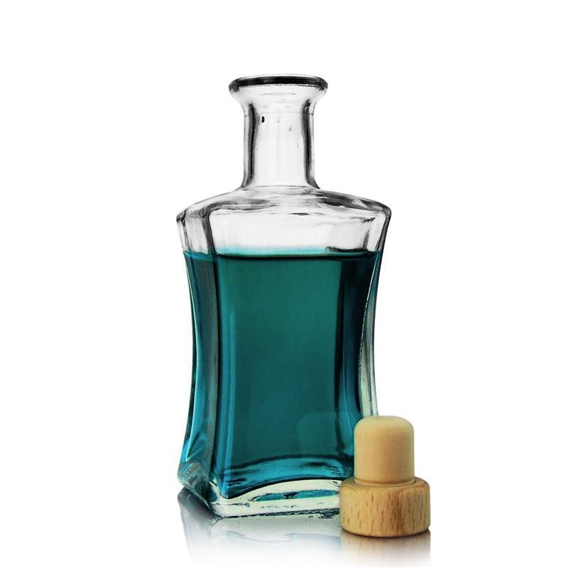 Download 250ml clear glass bottle "Lilli" - world-of-bottles.co.uk