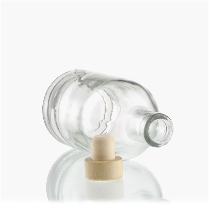 Download 250ml clear glass bottle "First Class" - world-of-bottles.co.uk