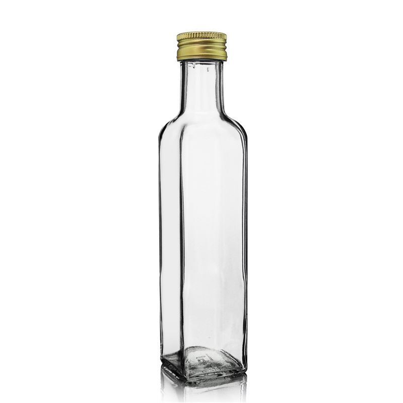 Download 250ml clear glass bottle Marasca - world-of-bottles.co.uk