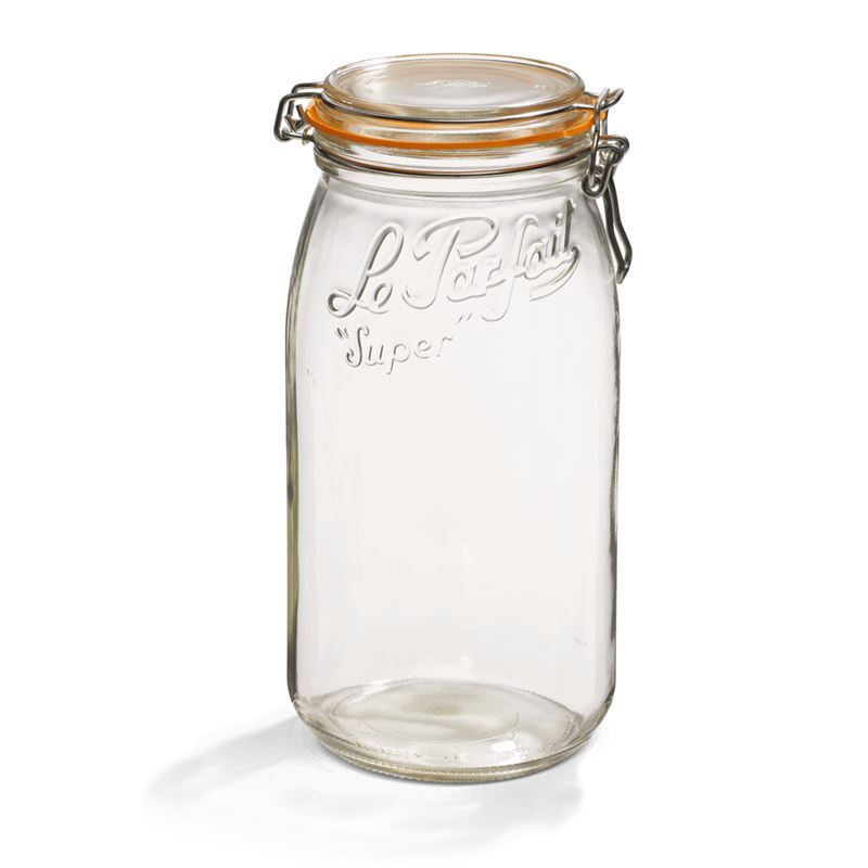 Drahtbügelglas „le parfait super bocal“ 3 L | Einmachglas, Glas | klar | Glas | Flaschenland | Drahtbügelverschluss