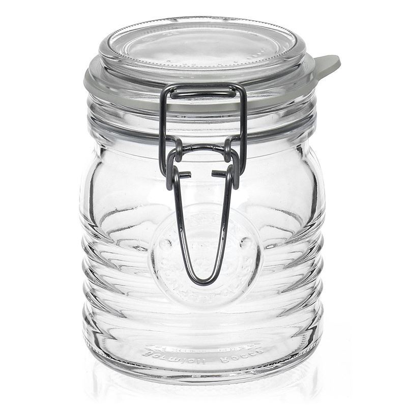 Drahtbügelglas „bormioli seria 1825“ 350 ml | Einmachglas, Glas | klar | Glas | Flaschenland | Drahtbügelverschluss | Kältebeständig, extra